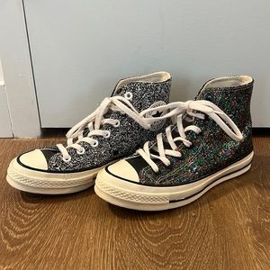 JW Anderson Glitter Converse